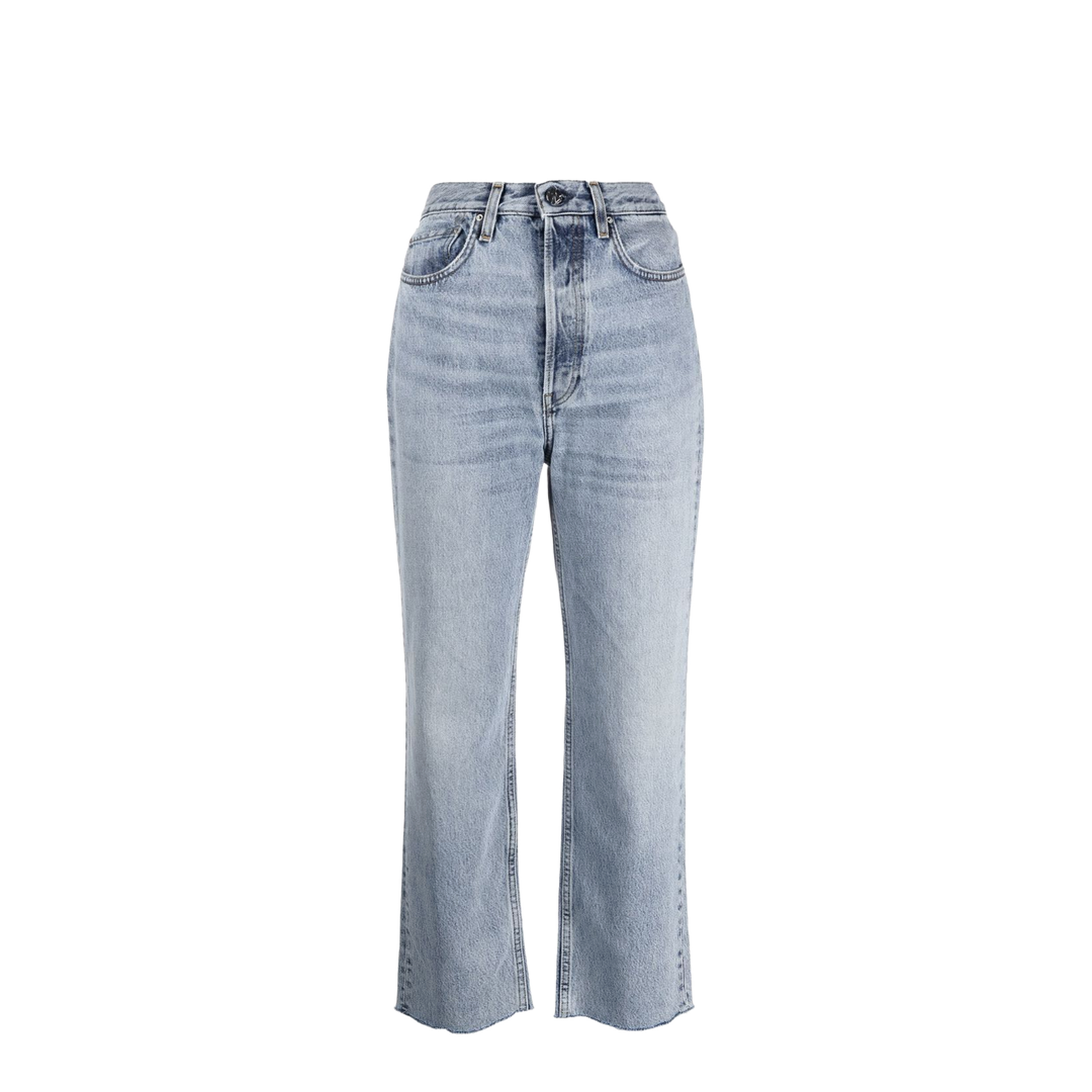 Classic-Cut Cropped Jeans - Image 1