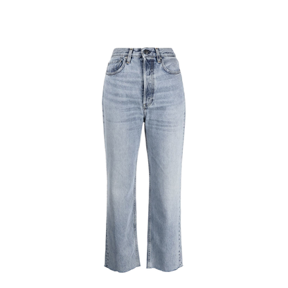 Classic-Cut Cropped Jeans - Image 1