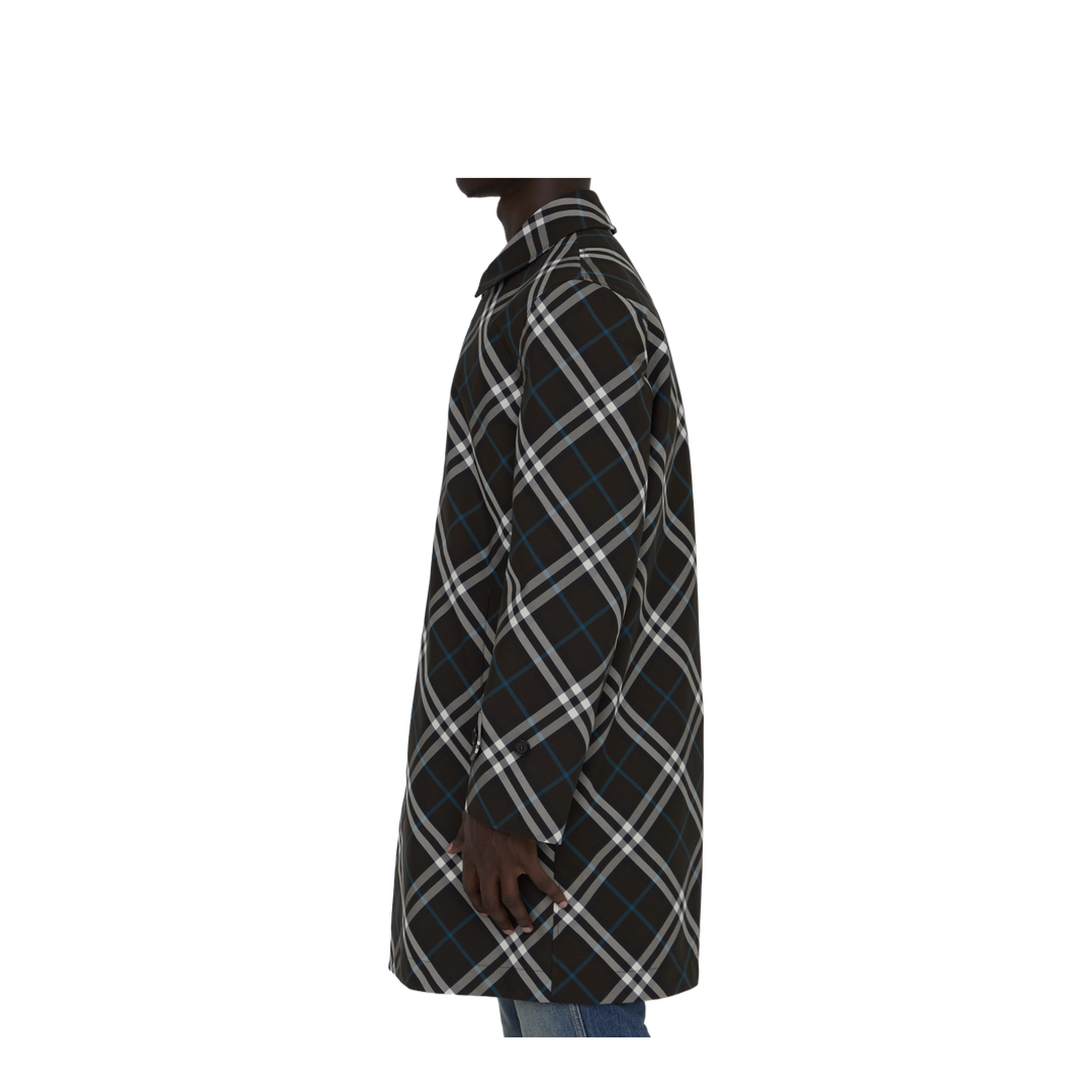 Check Medium Trench Coat - Image 3