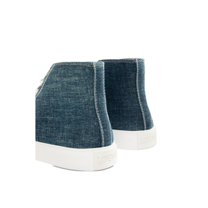 Bloc High-Top Sneaker in Denim Blue - Image 3