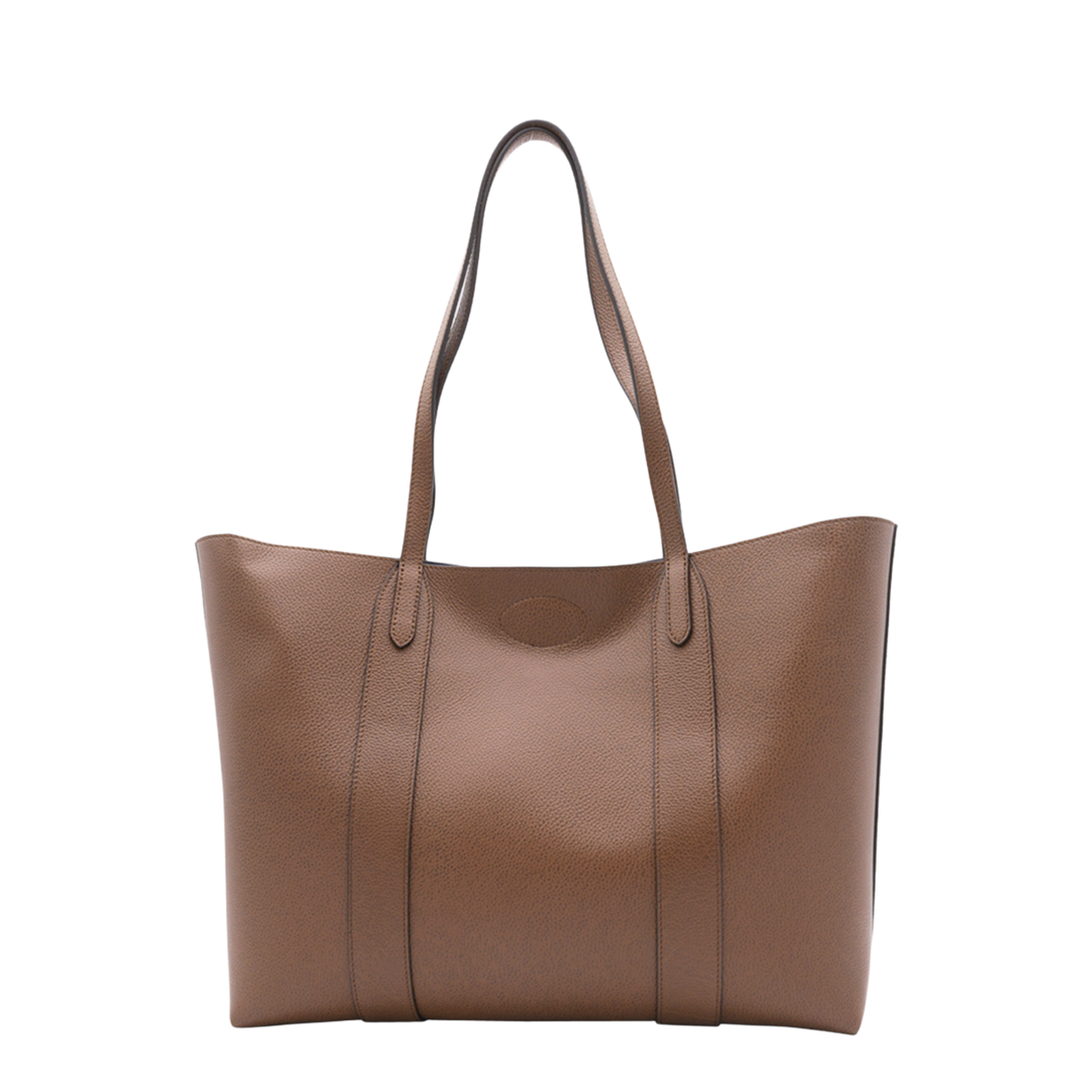 Bayswater Small Small Classic Grain Leather Tote - Oak - Image 2