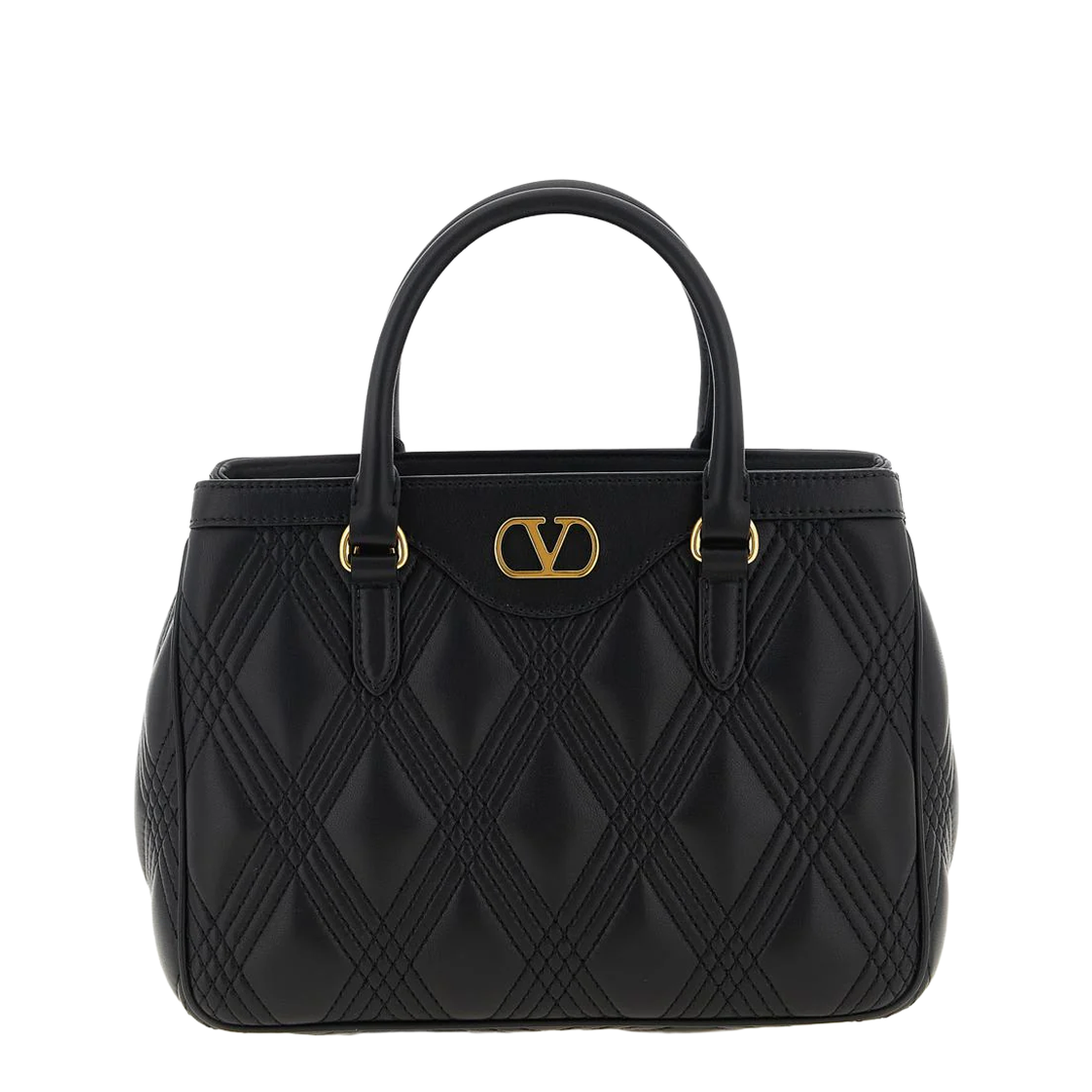 Quilted Nappa Leather Handbag - Image 1