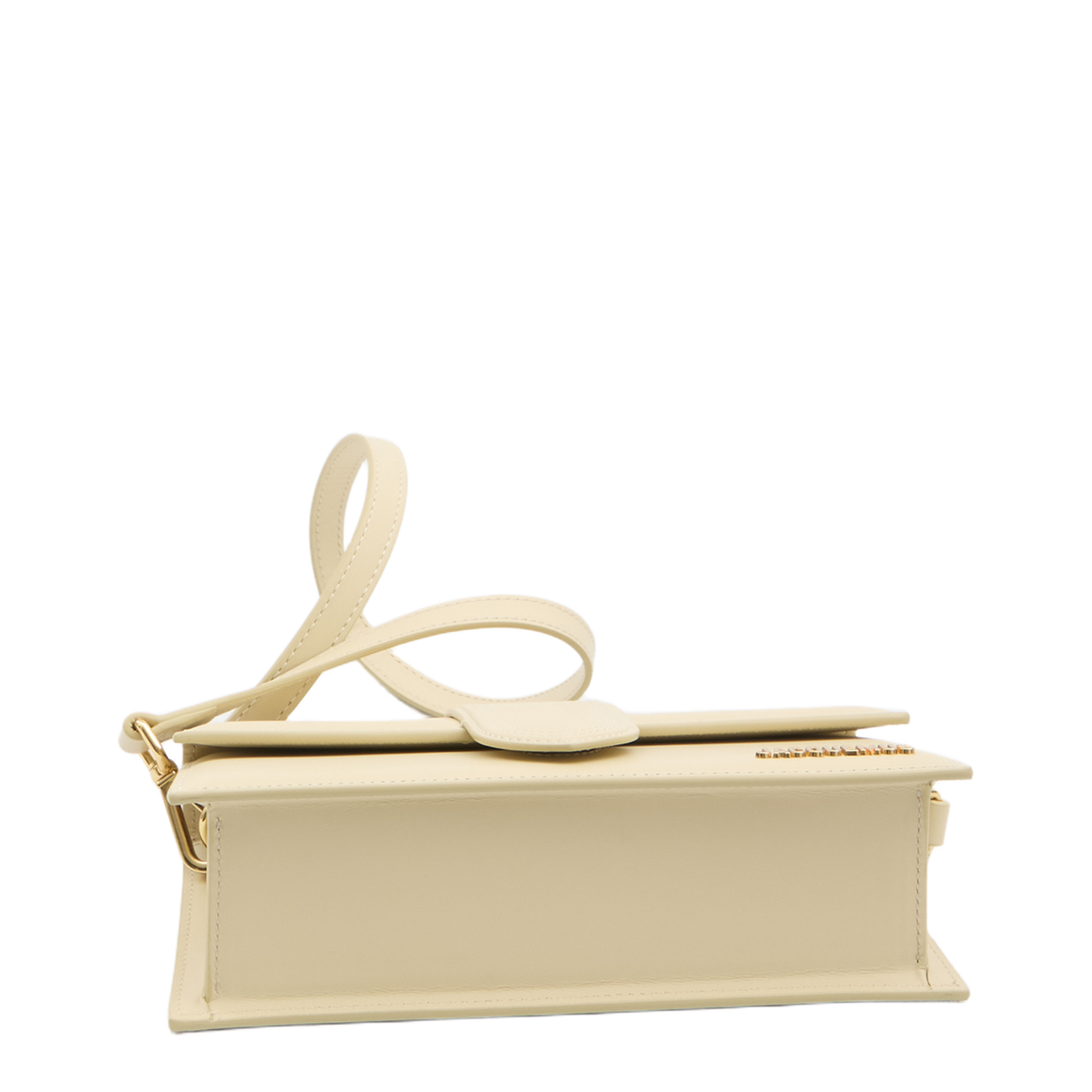 Le Grand Bambino Calf Leather Top-Handle Bag - Ivory - Image 3