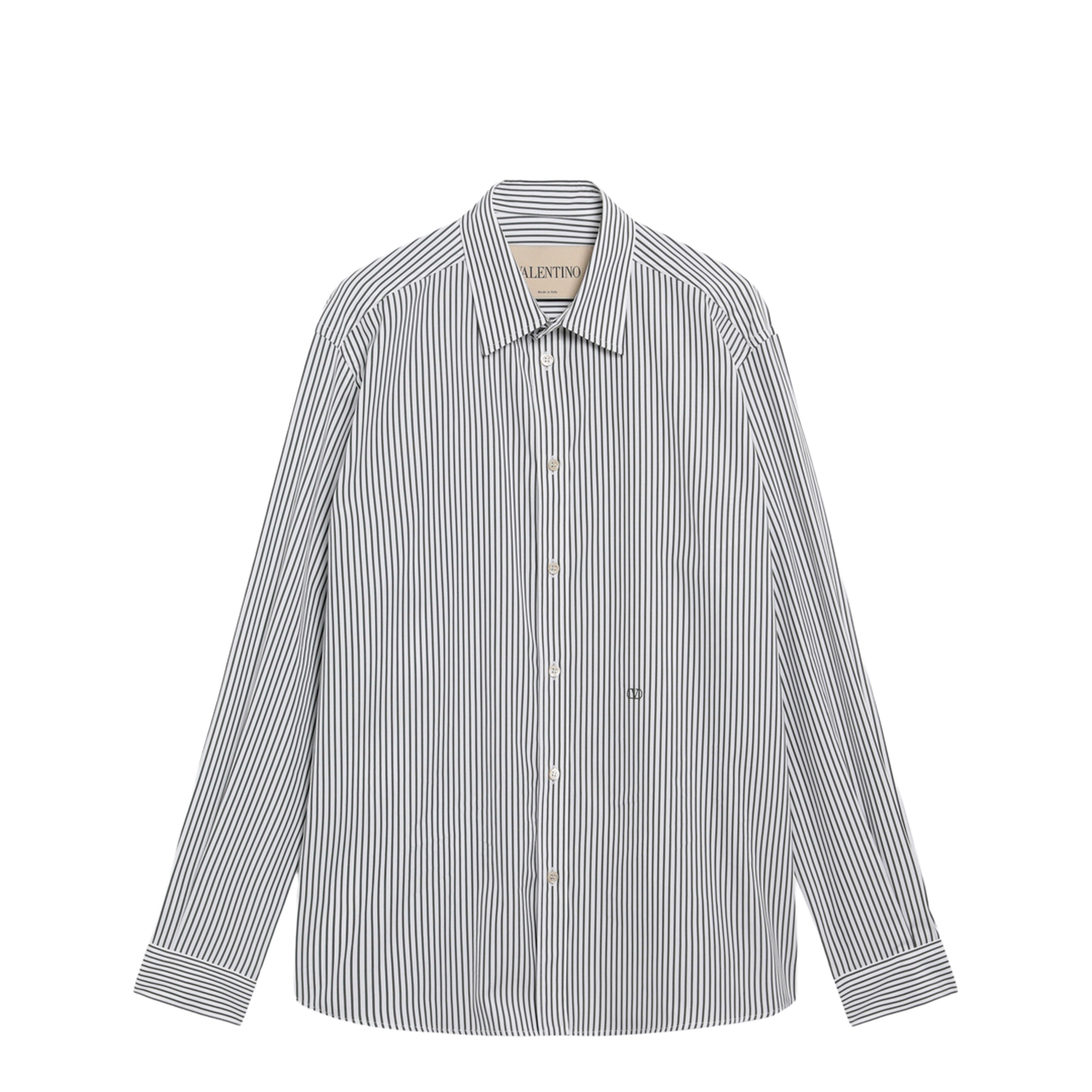 Embroidered Poplin Shirt - Image 1