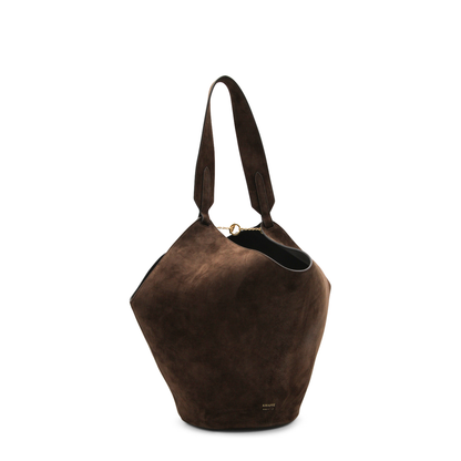 Lotus Small Suede Tote - Cedar - Image 3
