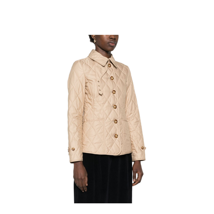 Fernleigh Quilted Jacket With Check Lining - Image 4