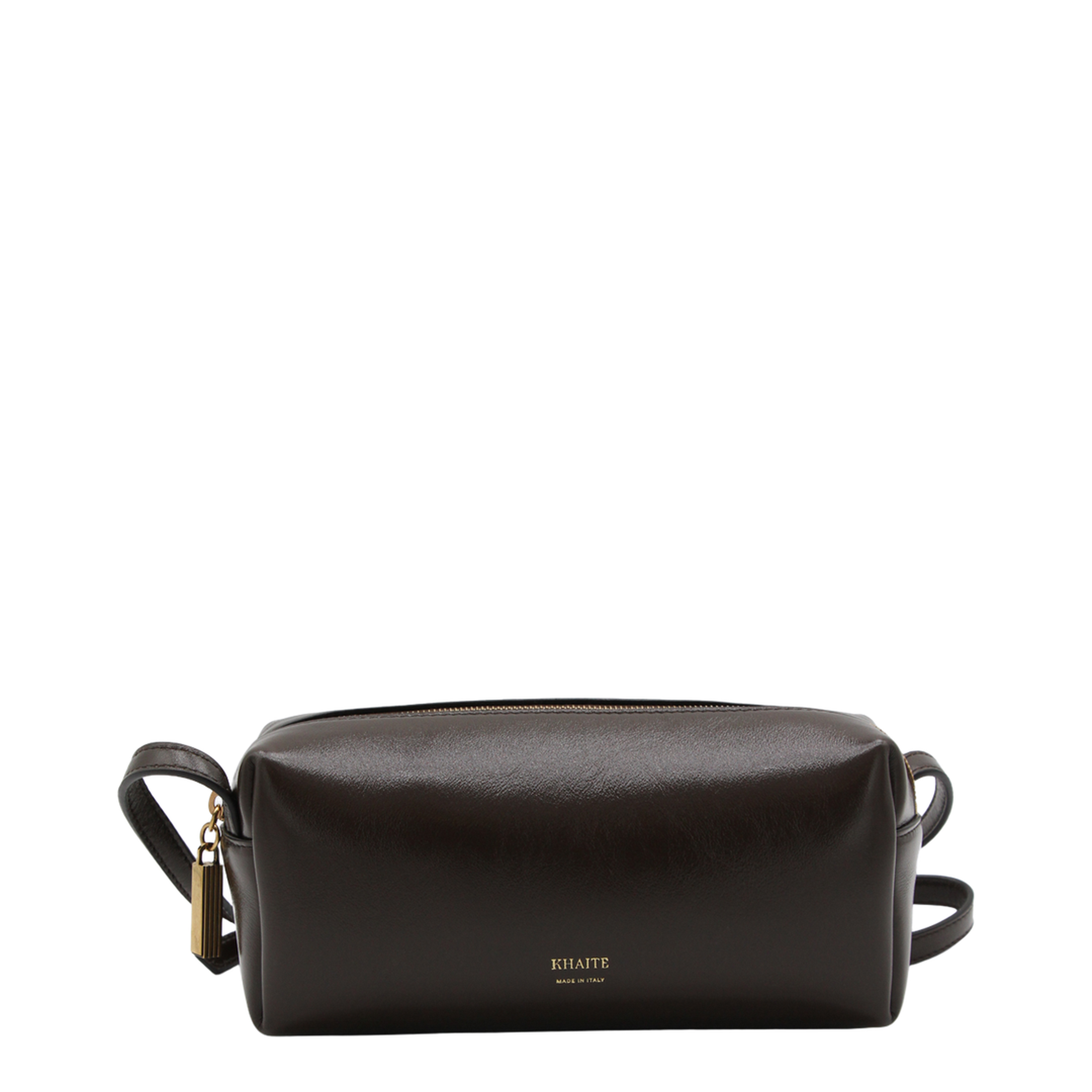 Kye Mini Calfskin Crossbody - Dark Brown - Image 2