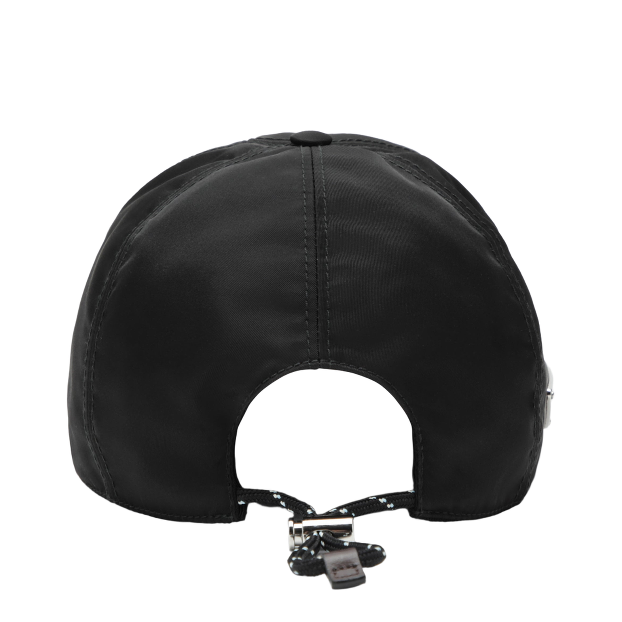 Black Re-Nylon Baseball Cap - Image 2