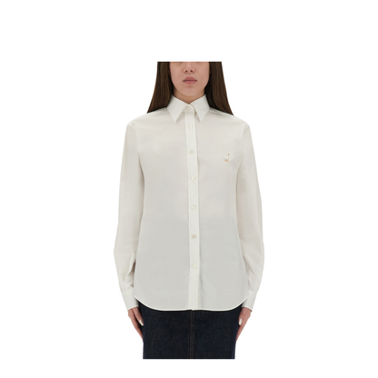 Shirt with Goose Embroidery - Image 1