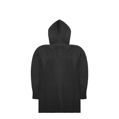 Pleated Sweatshirt with Buttons - Image 2