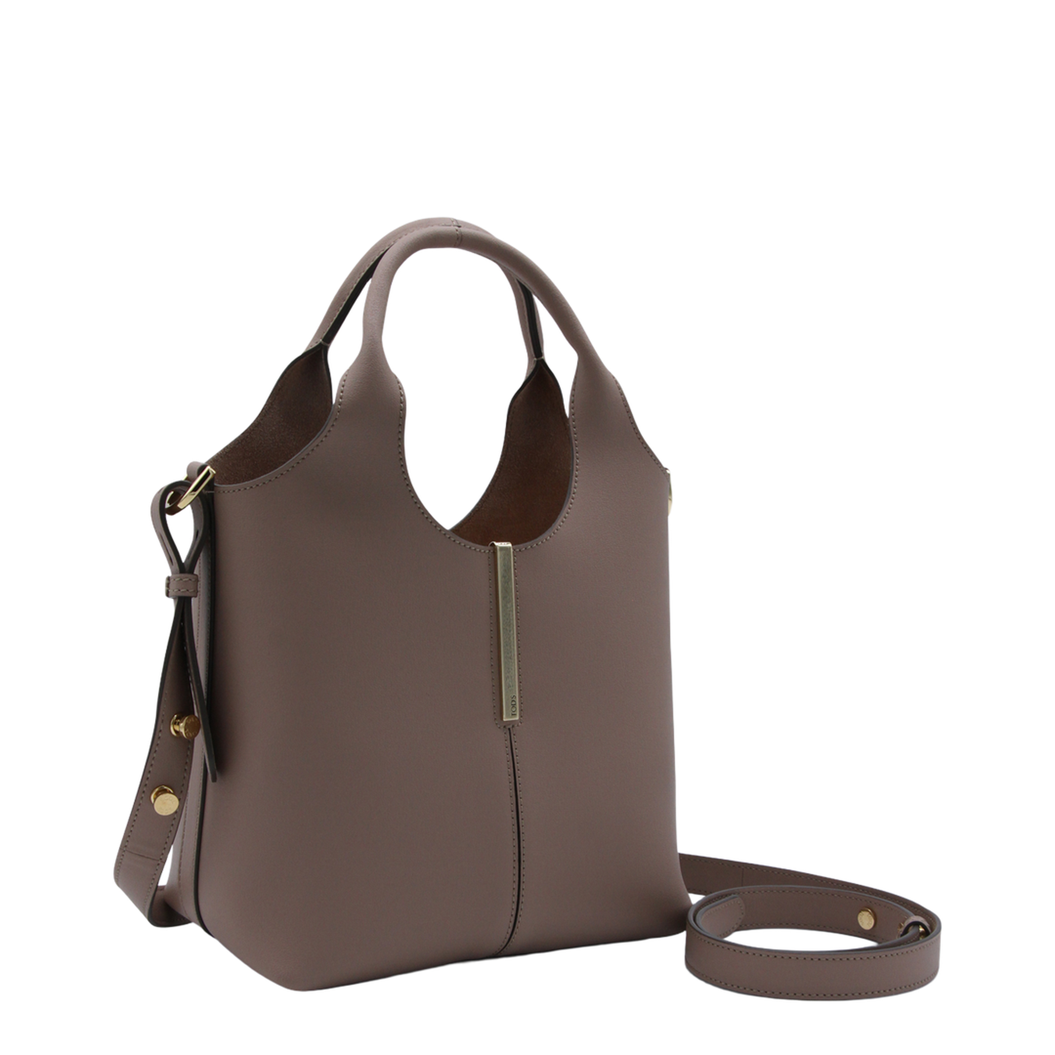EBR Mini Calfskin Tote Shopping Bag - Natural - Image 4