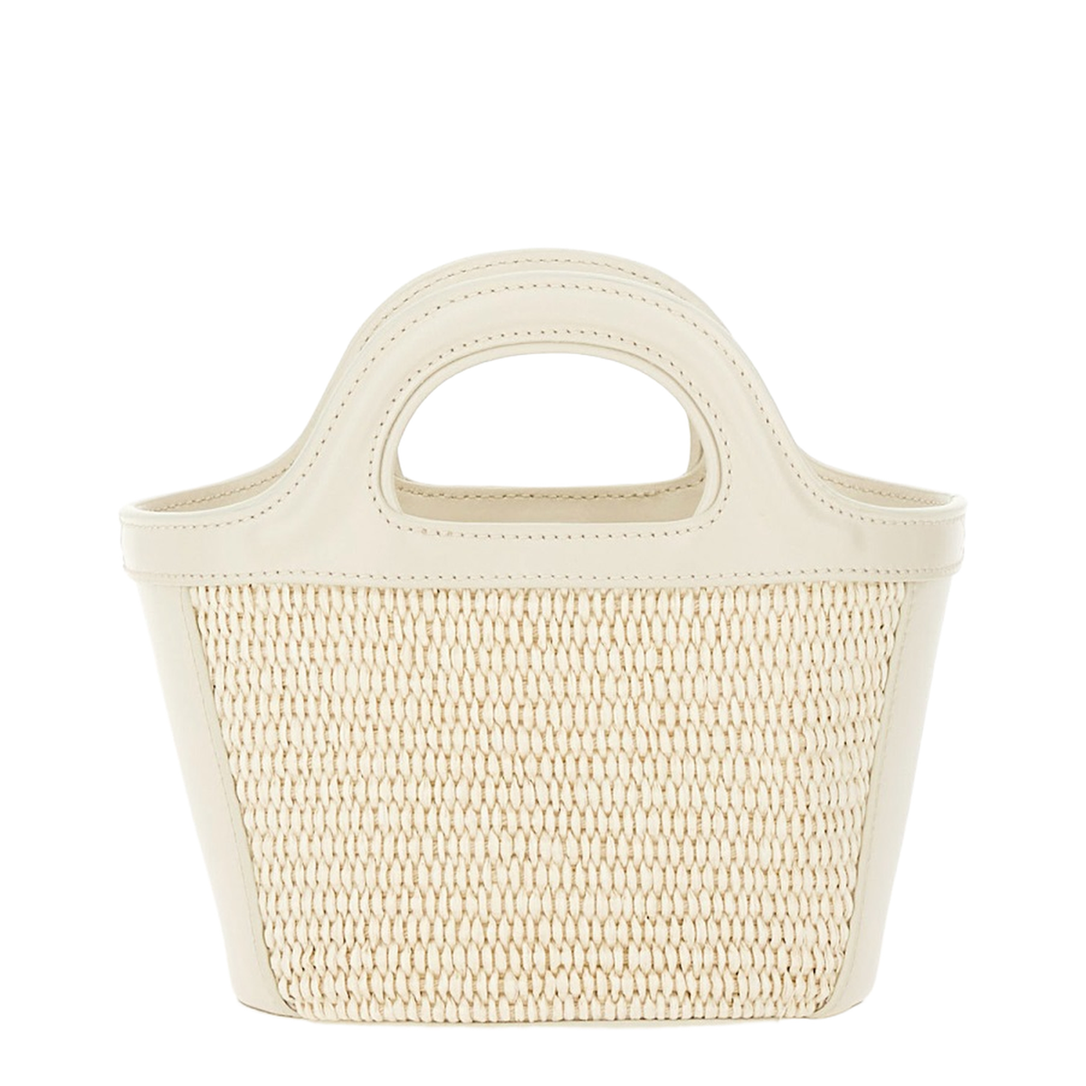 Tropicalia Micro Raffia-Effect Handbag - Shell (Ivory/Off-white) - Image 5