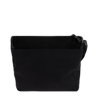 Flex Medium Canvas and Suede Messenger Bag - Black/Dark Gold - Image 2