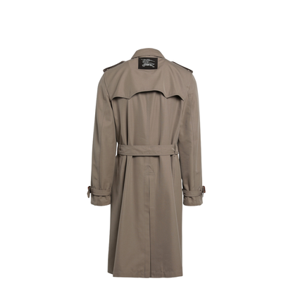 Short Foxfield Trench Coat In Cotton And Silk - Image 2