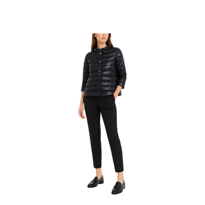 Cropped Padded Down Jacket - Image 2
