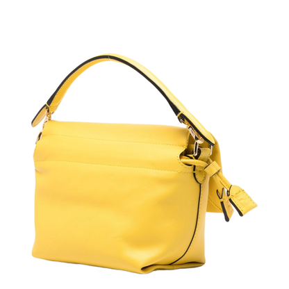 Mamma Baguette Small Lamb Leather Handbag - Giallo - Image 3