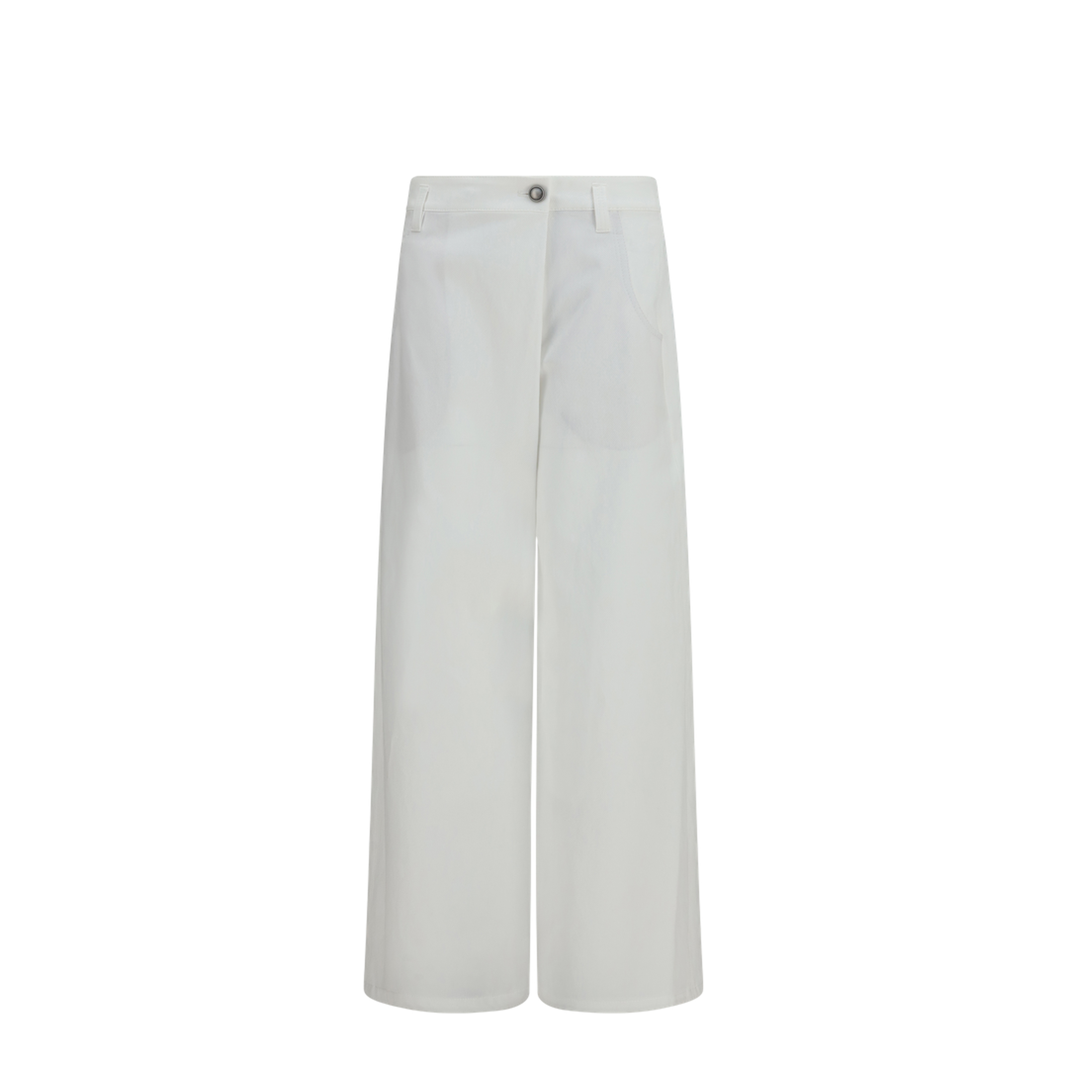 Straight-leg Cotton Pants - Image 1