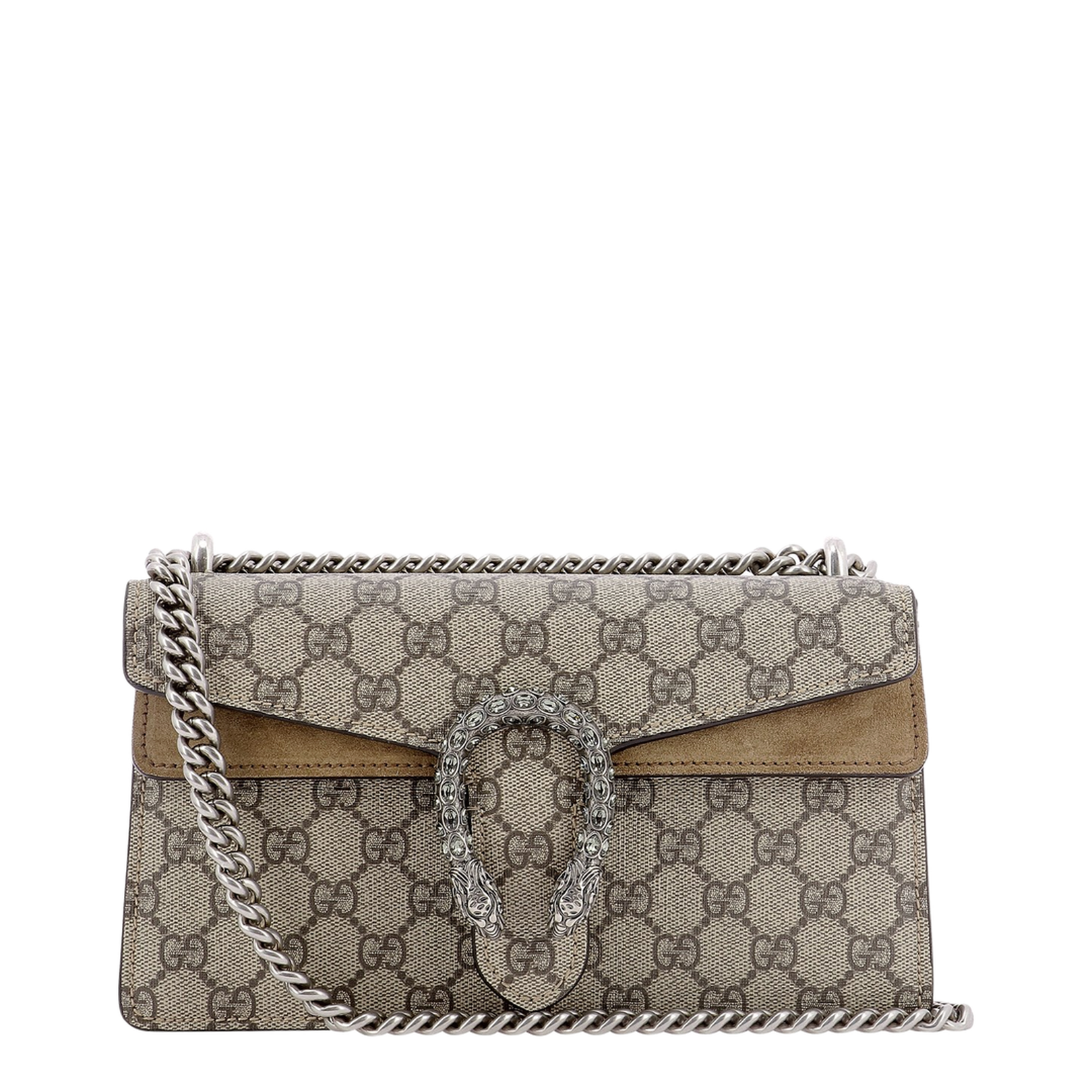 Dionysus Canvas Wallet On Chain - Beige - Image 1
