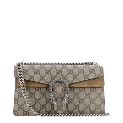 Dionysus Canvas Wallet On Chain - Beige - Image 1