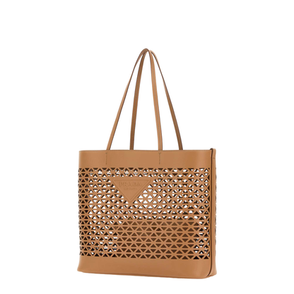 Sand Leather Shopping Bag - Image 4