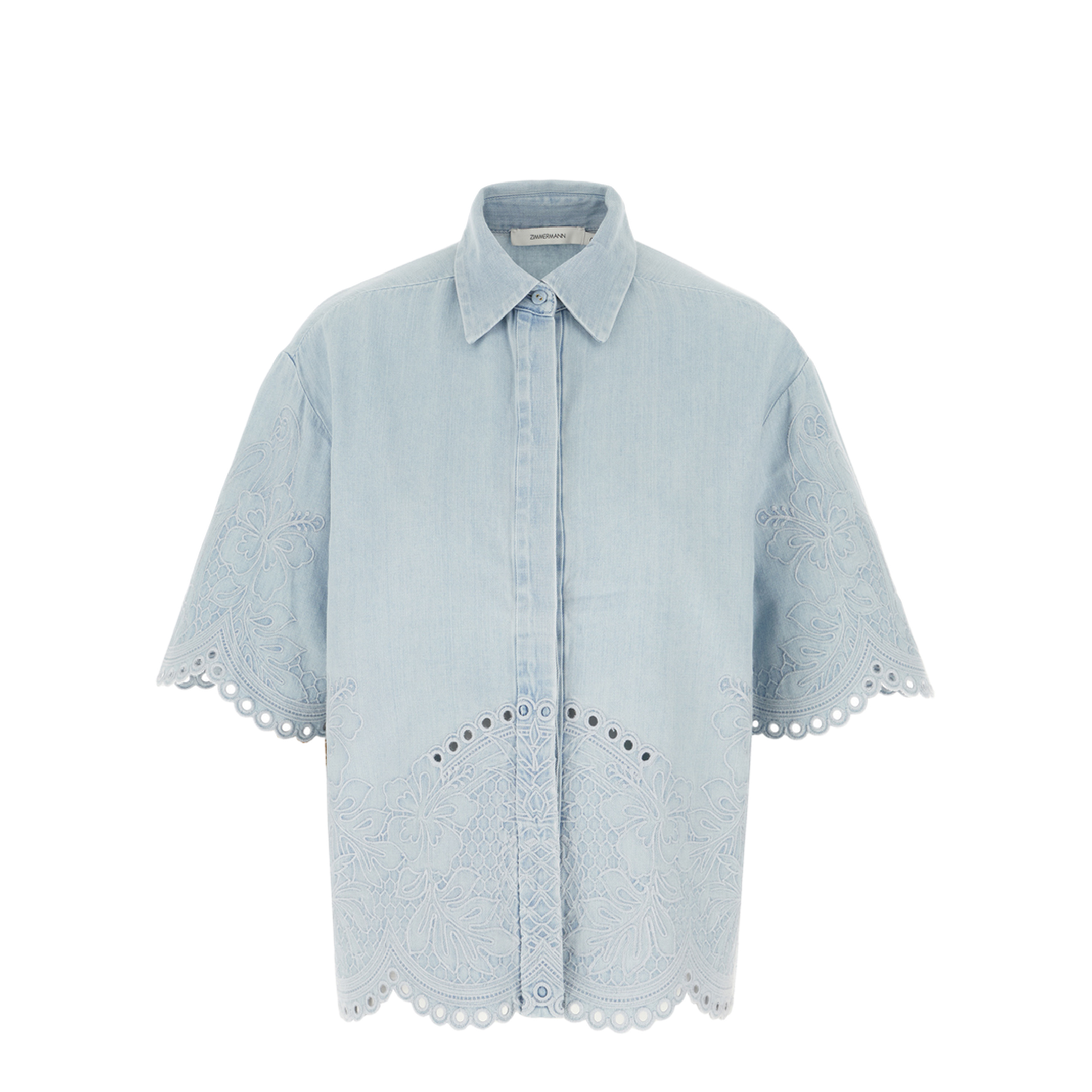 Daylight Embroidered Denim Shirt - Image 4