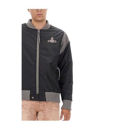 Bomber Jacket With Logo - Image 3