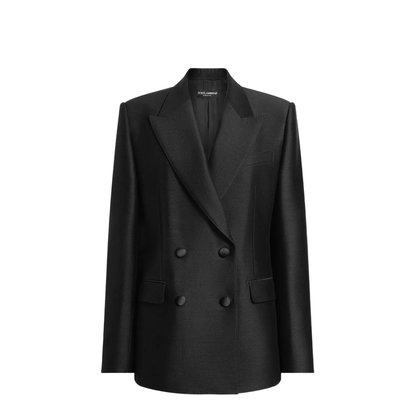 Double-Breasted Jacket in Faille - Image 1