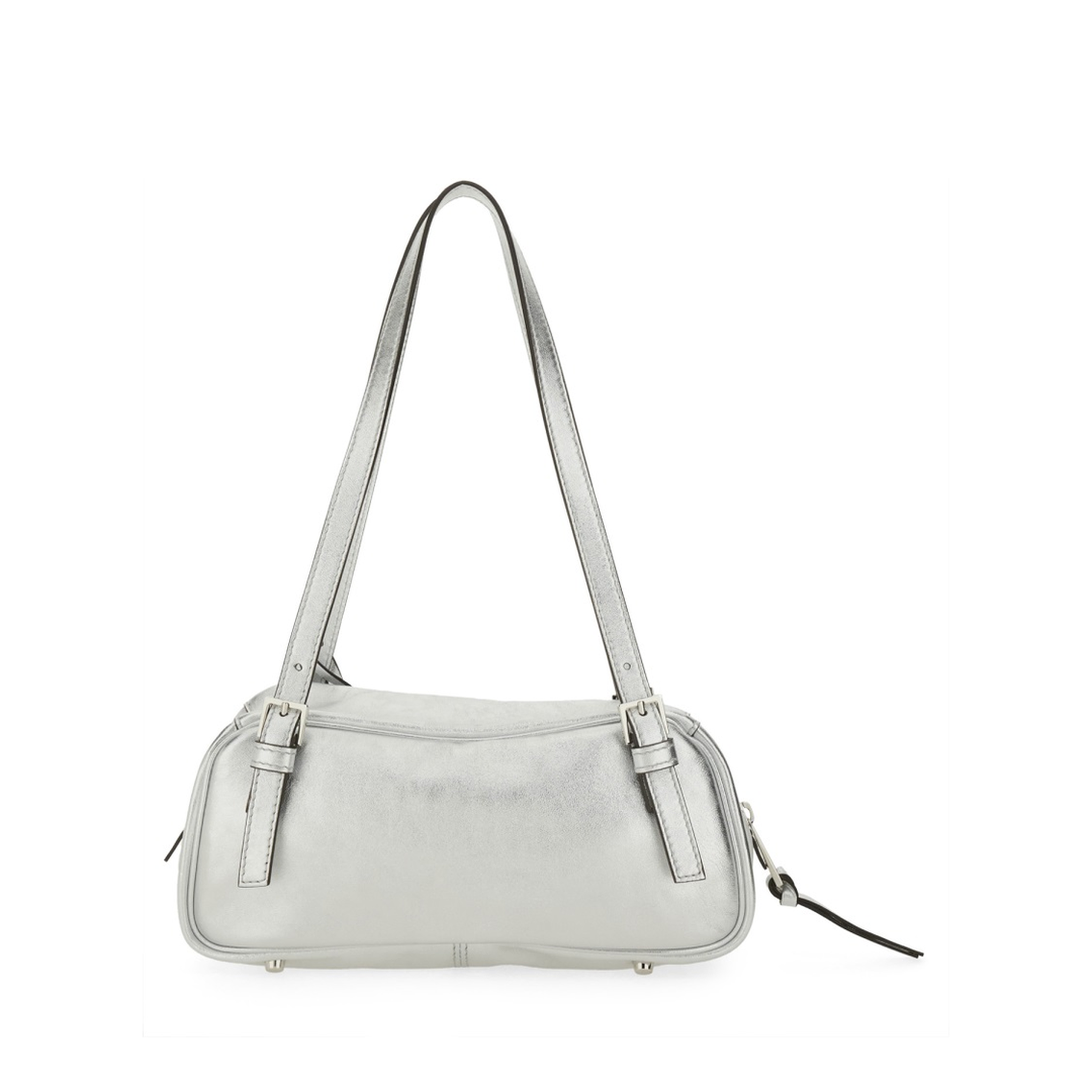 Bowling Tag Shoulder Bag Silver - Image 2