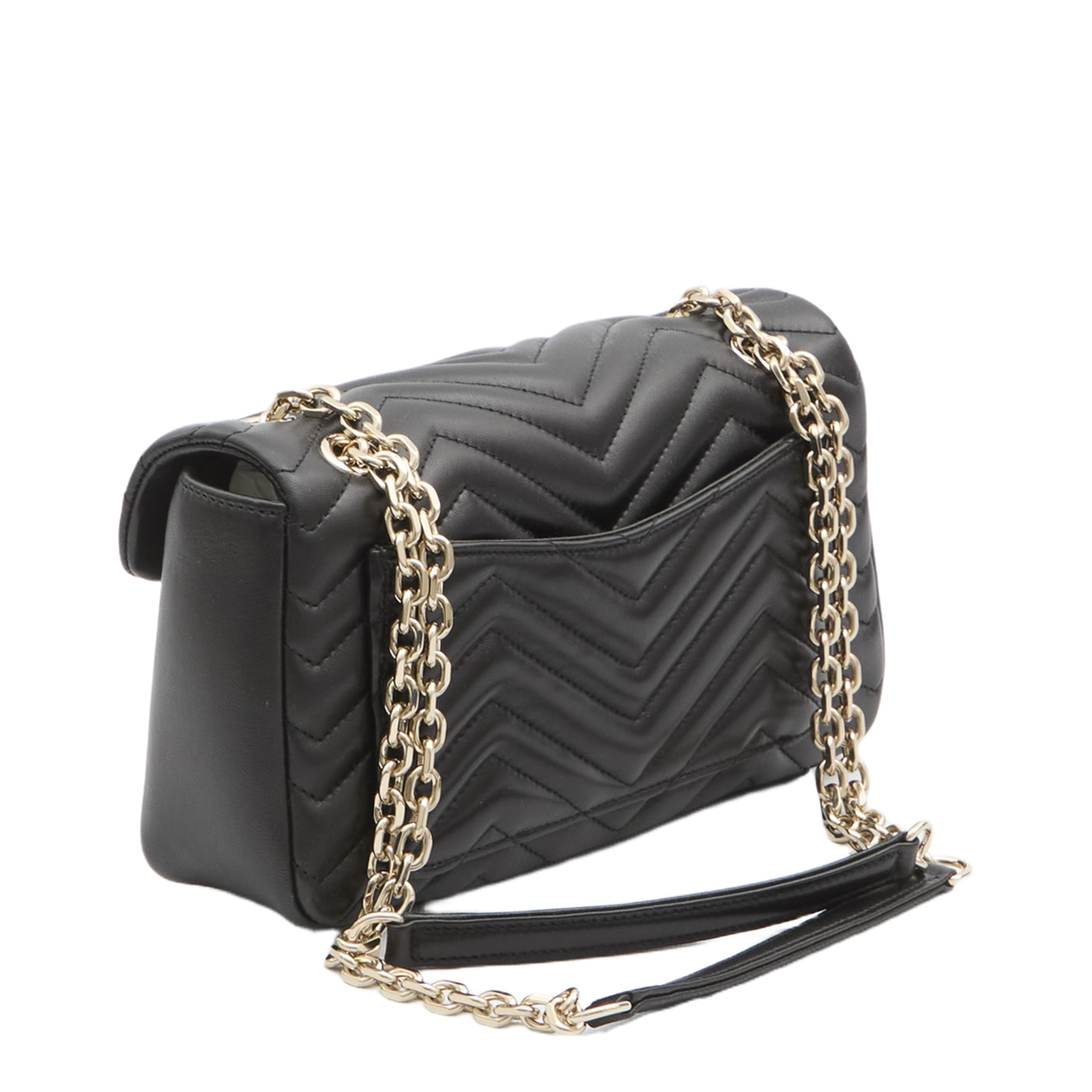 GG Marmont Medium Shoulder Bag - Black - Image 2