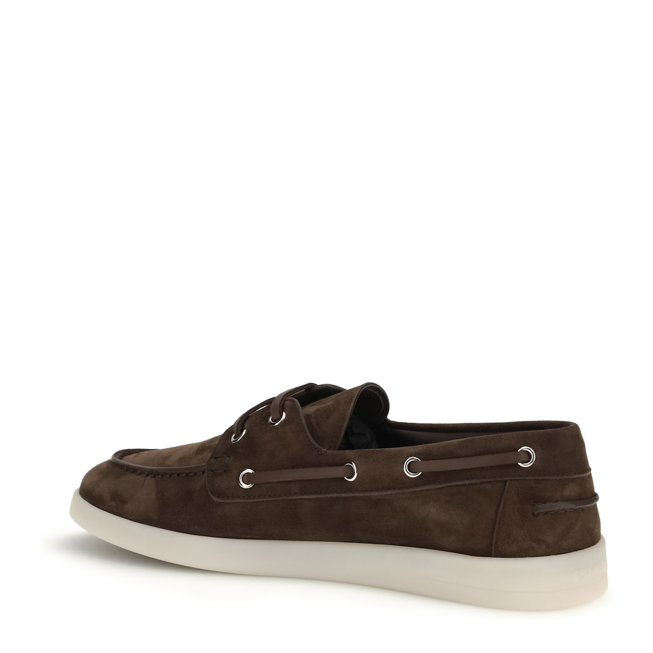 Suede Boat Loafers - Image 3