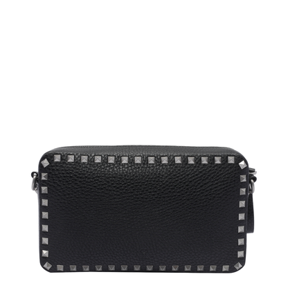 Rockstud Crossbody Bag - Black - Image 3
