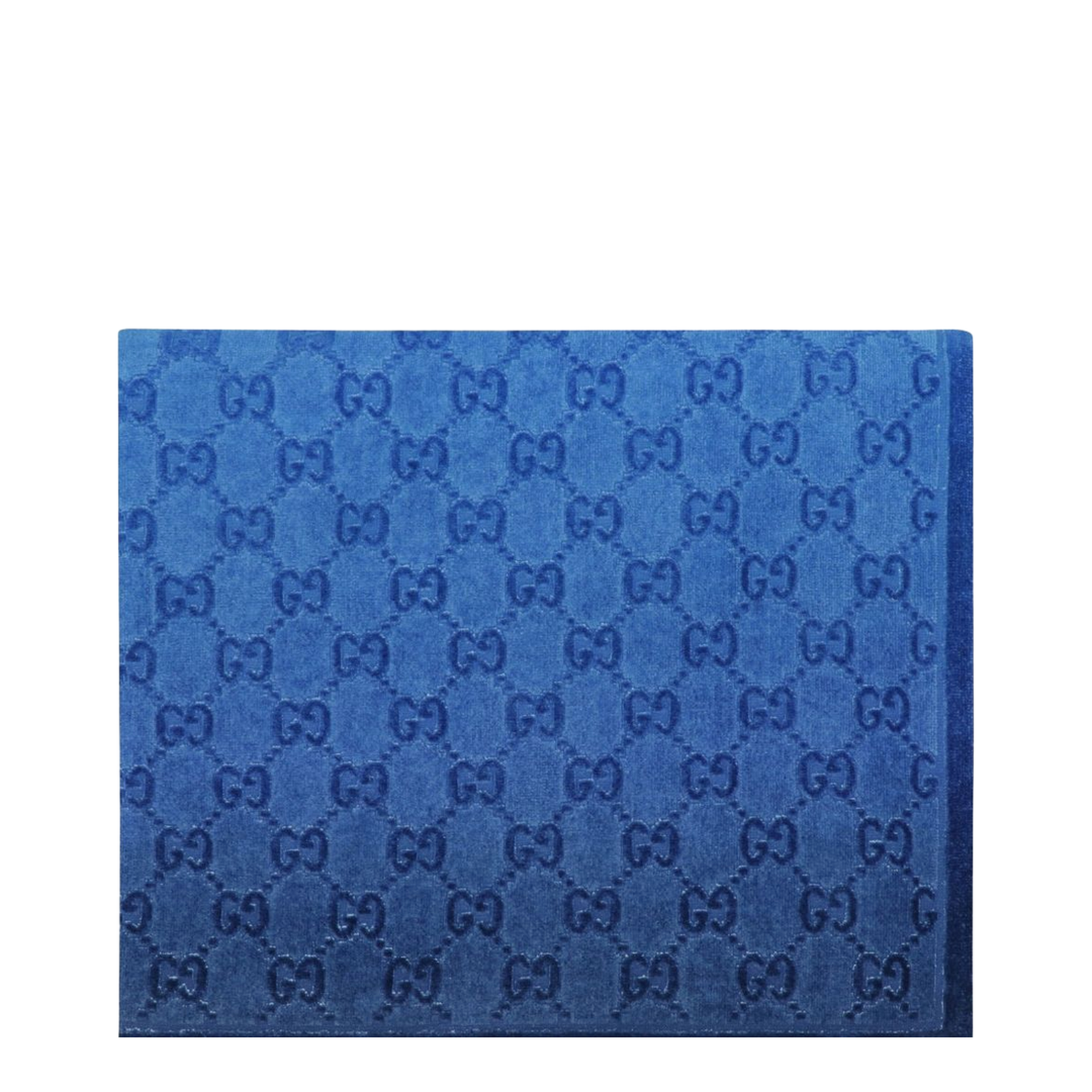 Terrycloth Beach Towel in Gradient Blue - Image 2