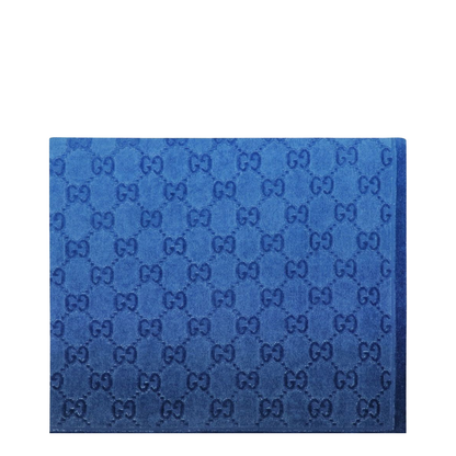 Terrycloth Beach Towel in Gradient Blue - Image 2