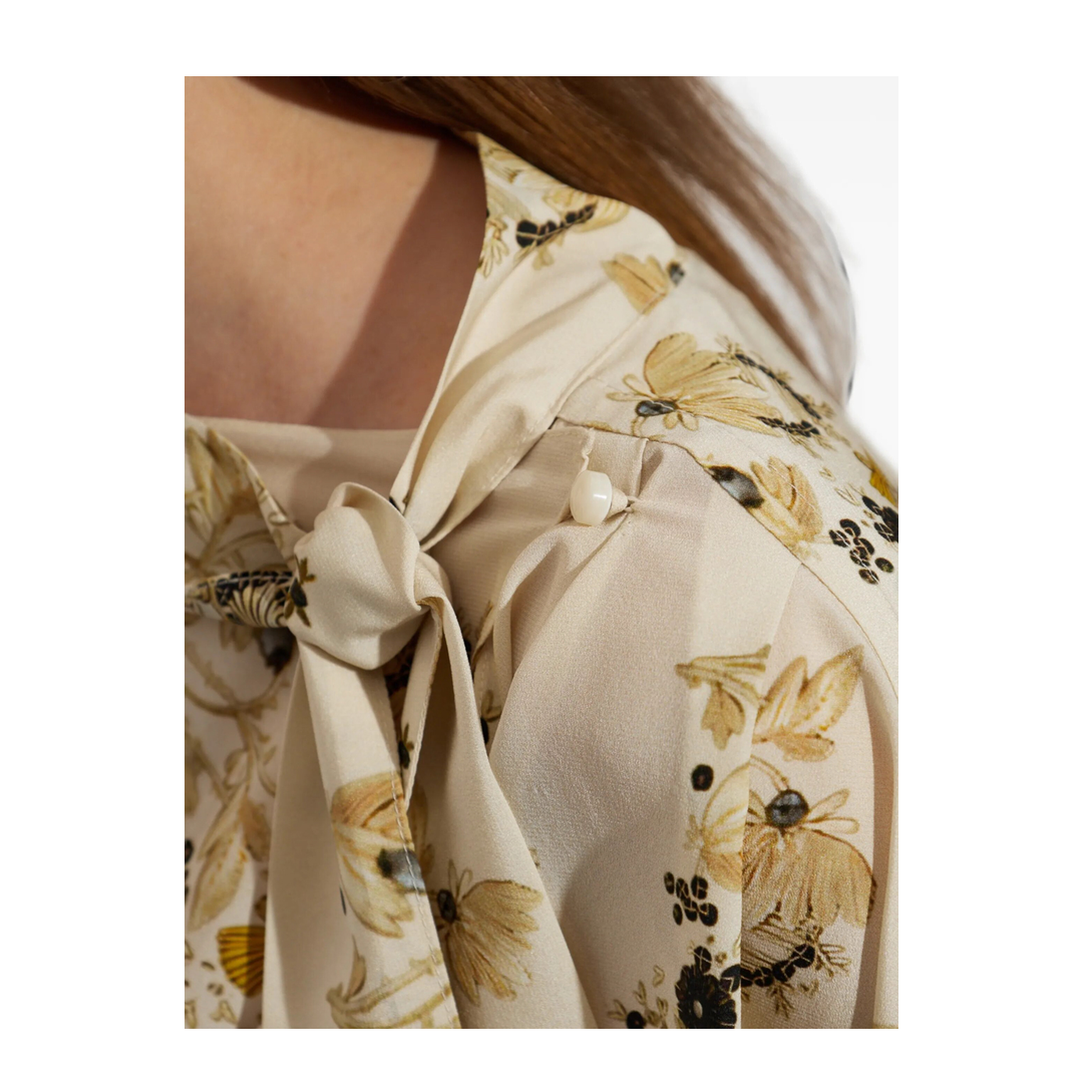 Printed Silk Blouse - Image 3