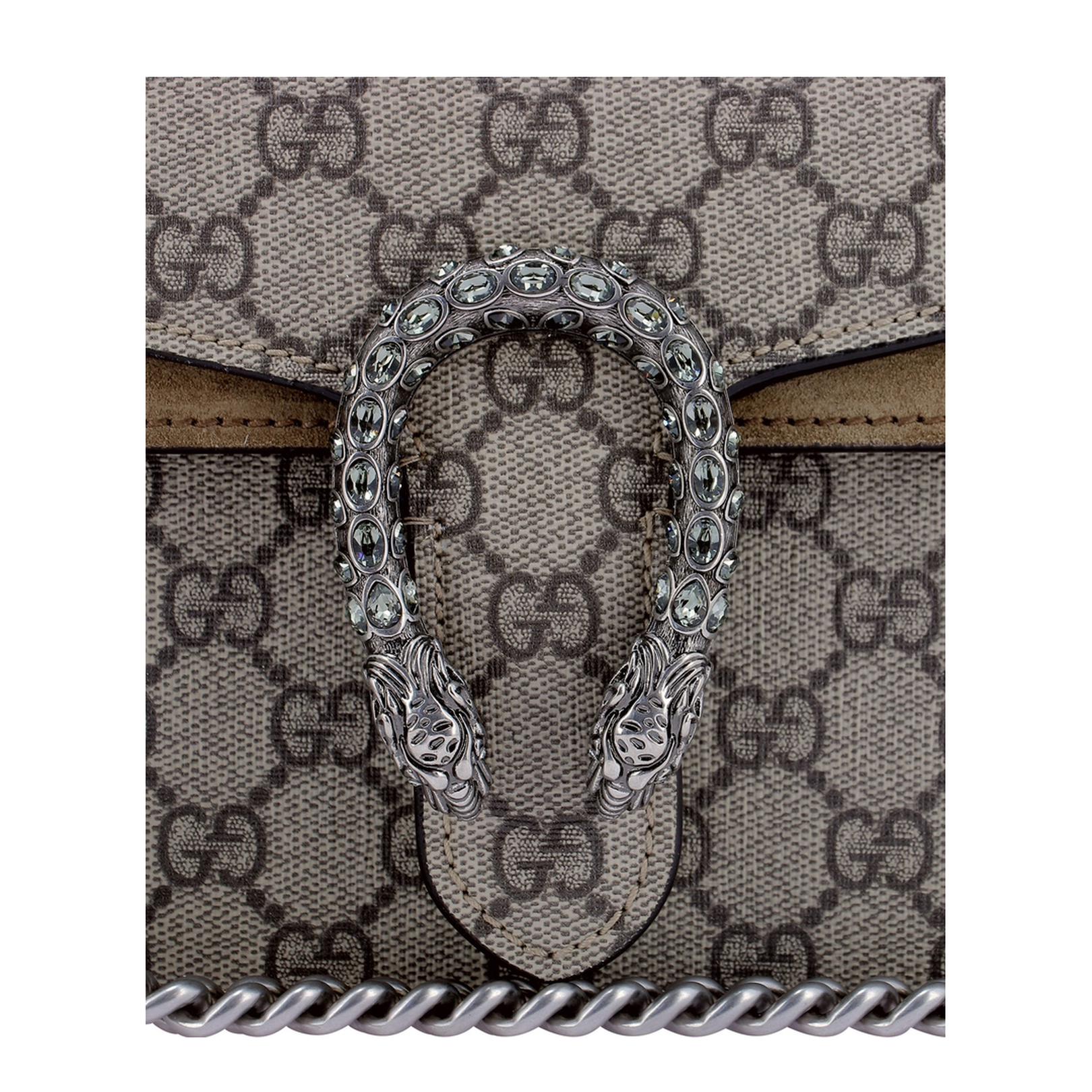 Dionysus Canvas Wallet On Chain - Beige - Image 5