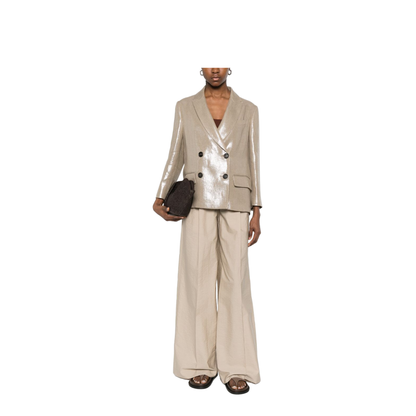 Linen Double-Breasted Jacket - Image 2