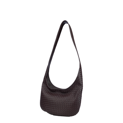 Veneto Medium Lambskin Shoulder Bags - Brown - Image 5