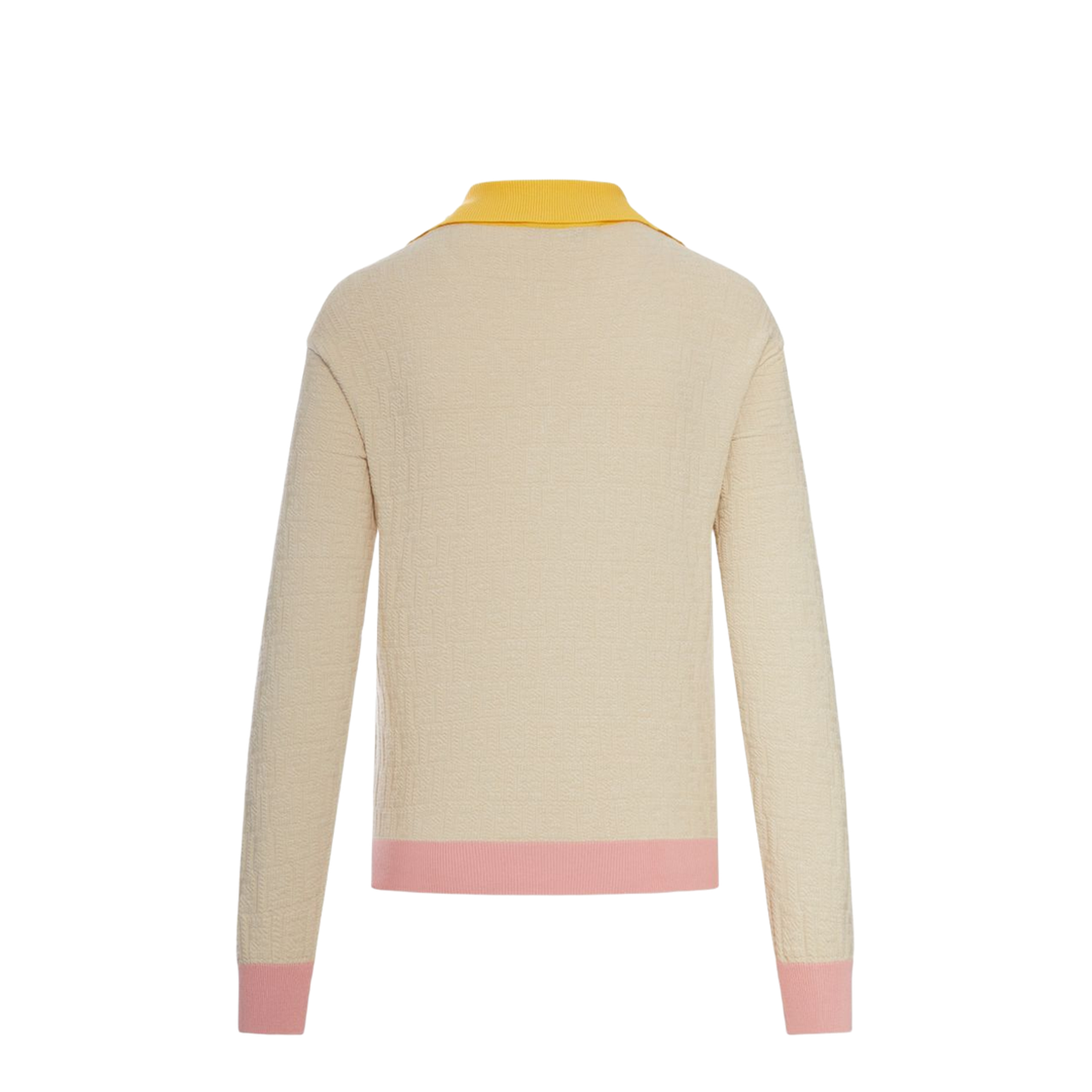 Light Beige Cotton And Silk Jumper - Image 2