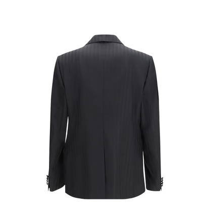 Striped Peak-Lapel Blazer - Image 2