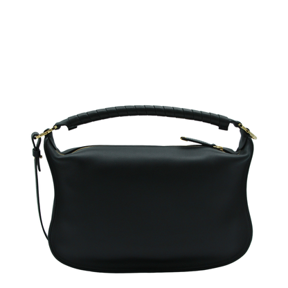 Marcie Small Calfskin Shoulder Bag - Black - Image 6