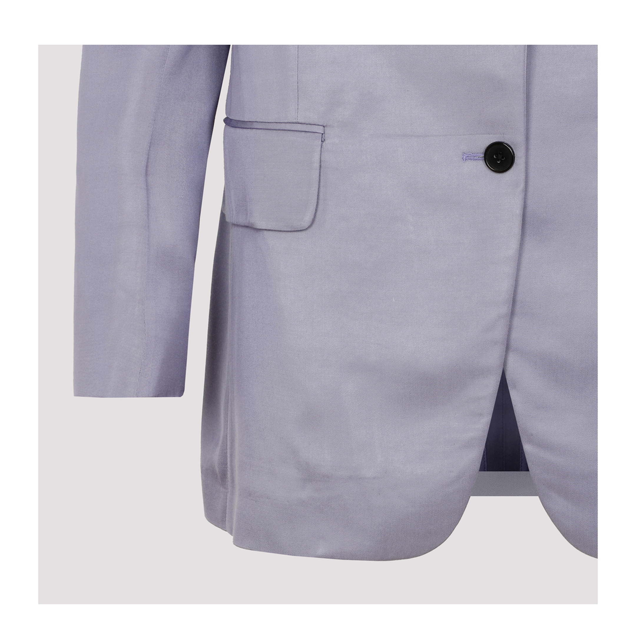 Soft Fluid Twill Boyfriend Jacket - Image 5
