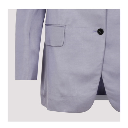 Soft Fluid Twill Boyfriend Jacket - Image 5
