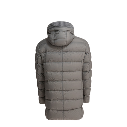 Long Down Jacket With Hood - Image 2