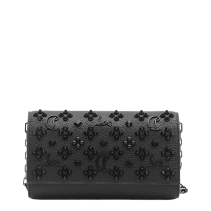 Paloma Leather Clutch Bag - Black - Image 1