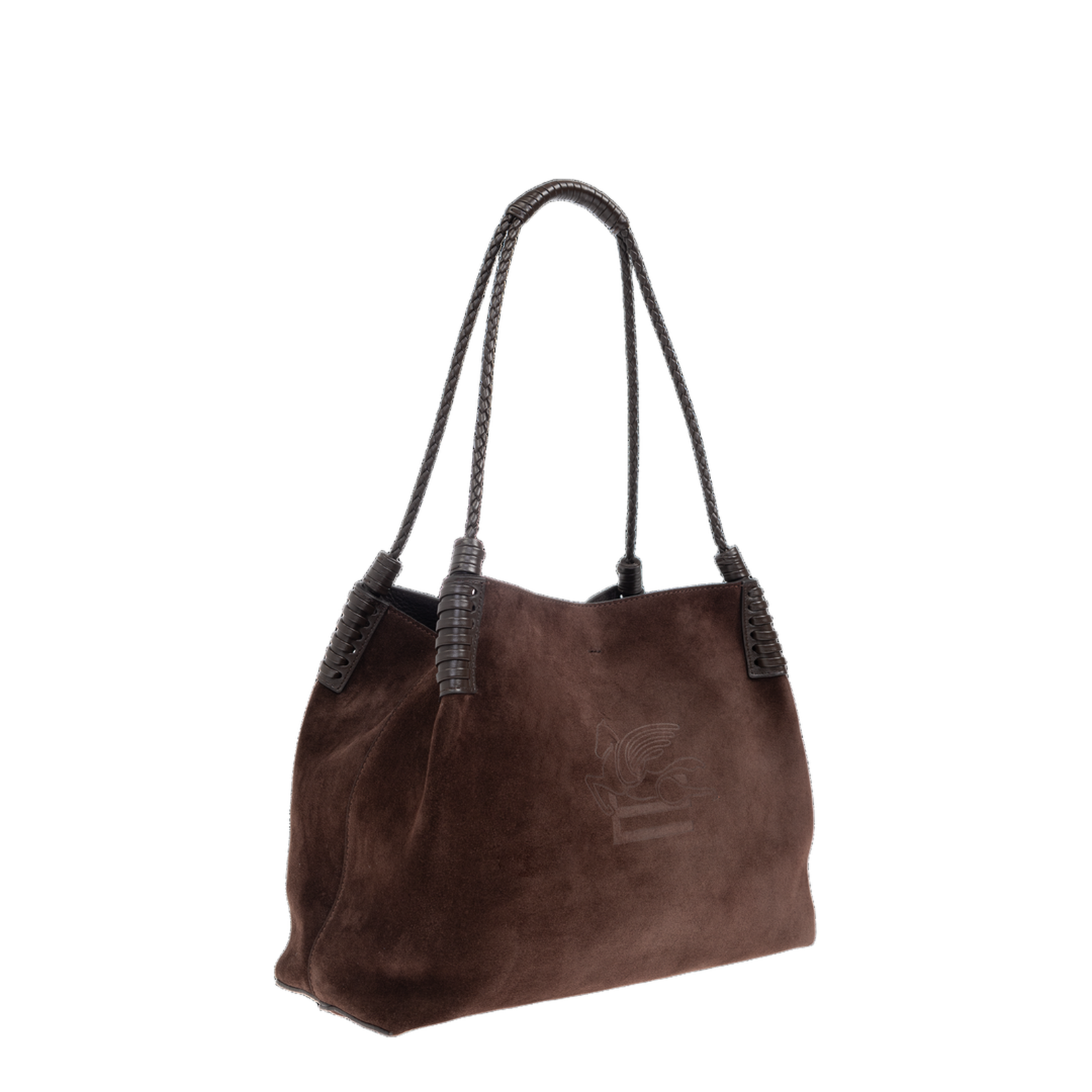 Small Libra Tote Bag in Suede - Image 4