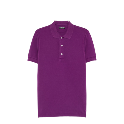 Cotton Blend Polo Shirt - Image 1