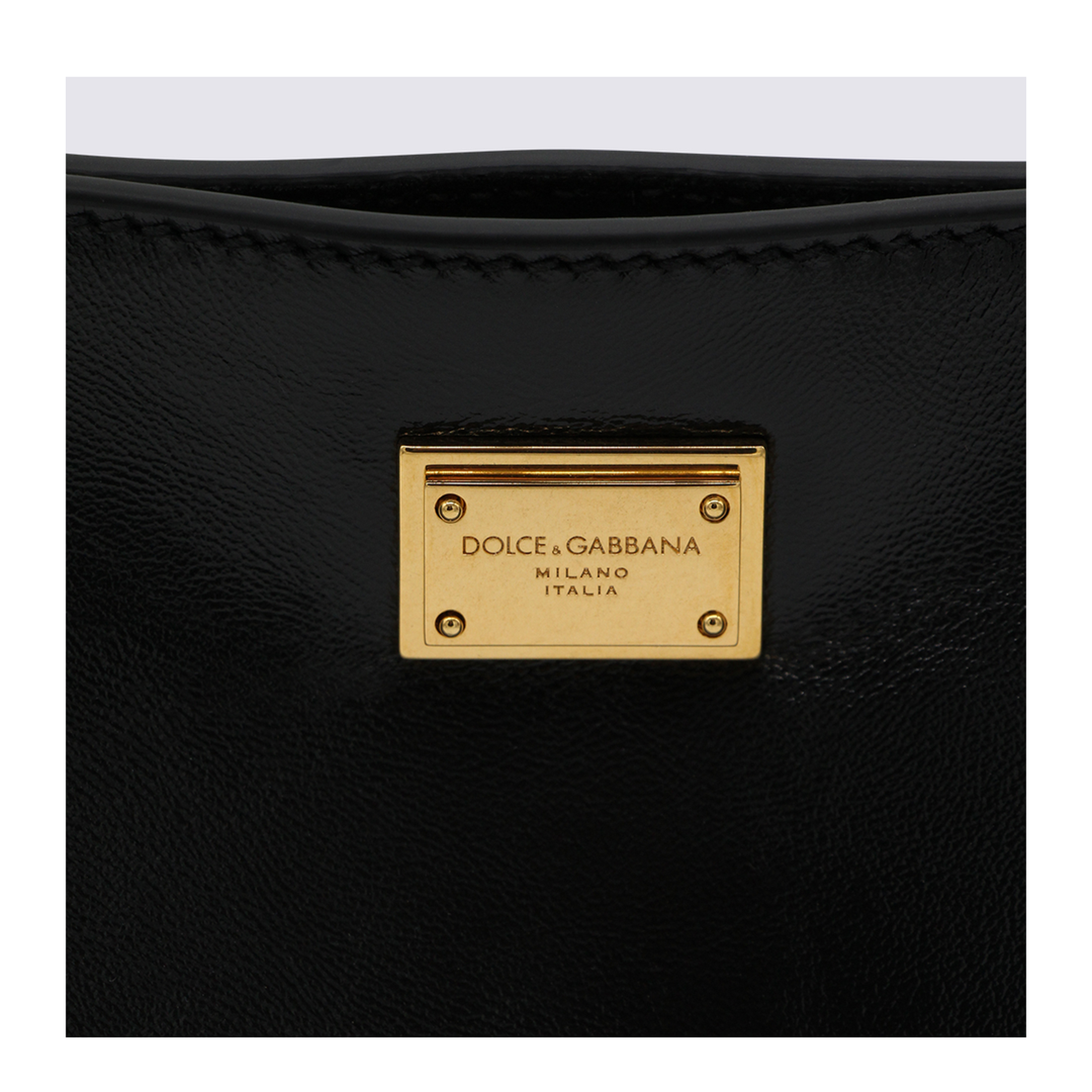 Vittoria Medium Calfskin Handbag - Black - Image 8