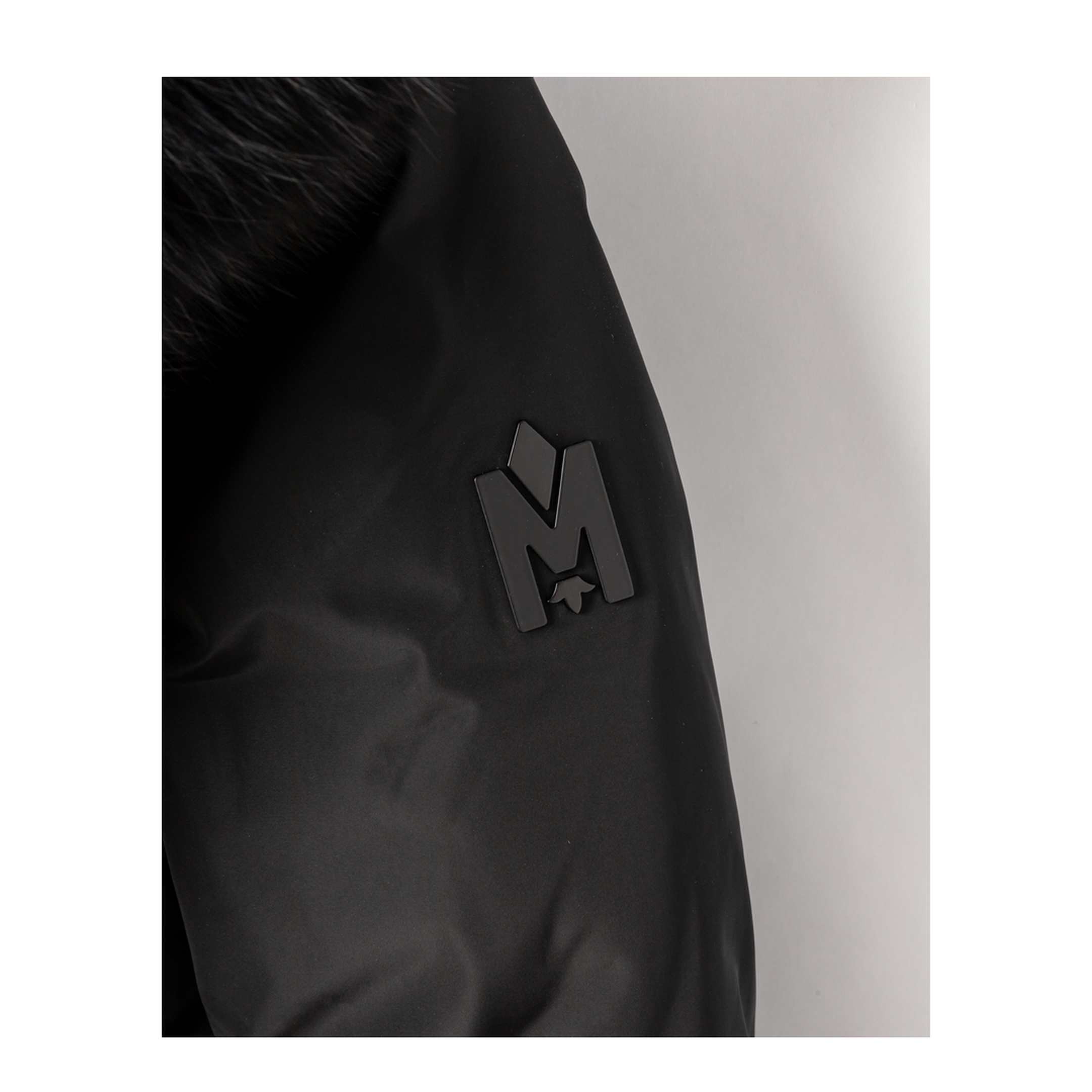 Black Polyester Down Jacket - Image 5