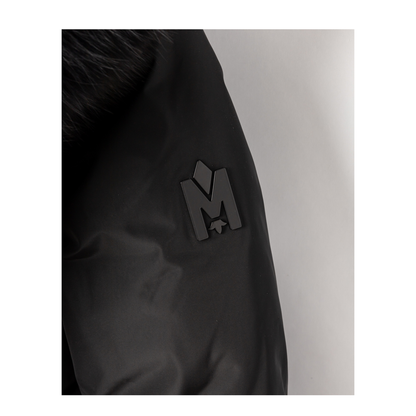 Black Polyester Down Jacket - Image 5