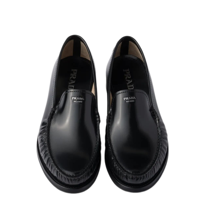 Brushed Leather Loafers - Image 5
